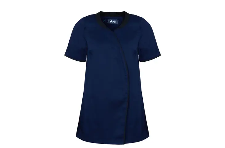 Regencia asymmetic tunic navy