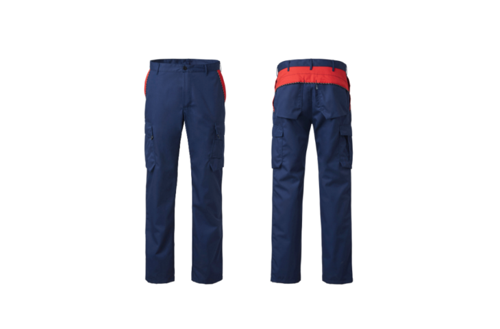 Motion Pants Blue and Red