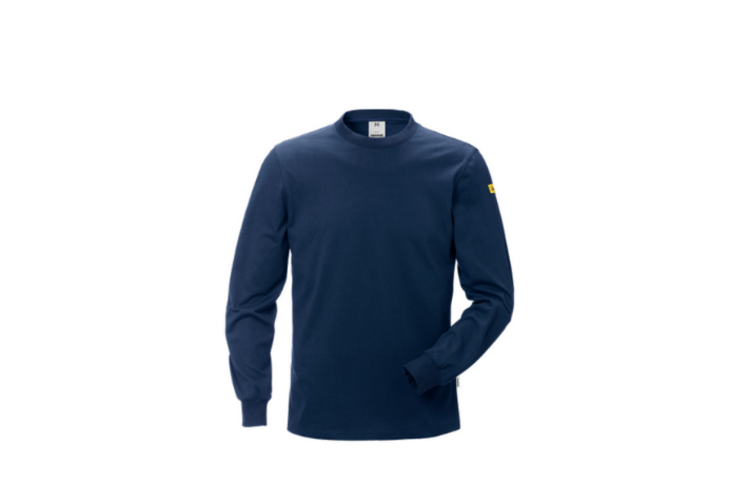 Langarm Shirt Blau