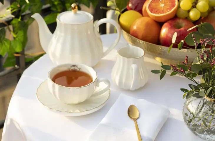 Serviette bande satin