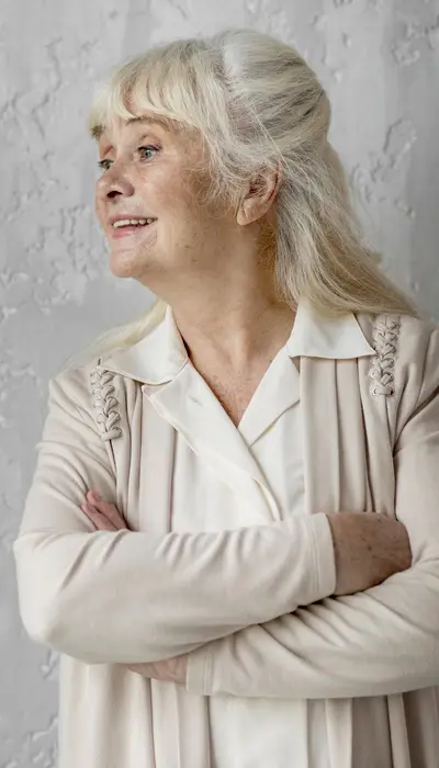 Wohlgefühl Alte Person